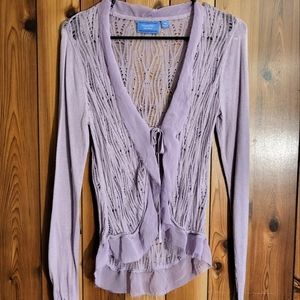 lavender Simply Vera cardigan